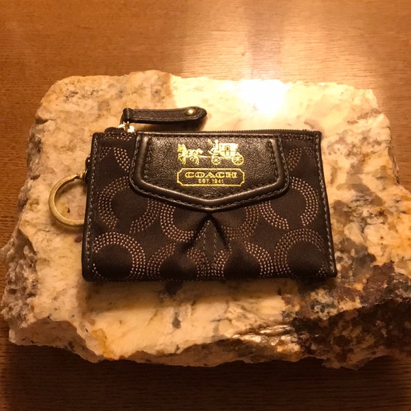 Coach Op-Art Mini Skinny Coin Purse - Picture 1 of 3